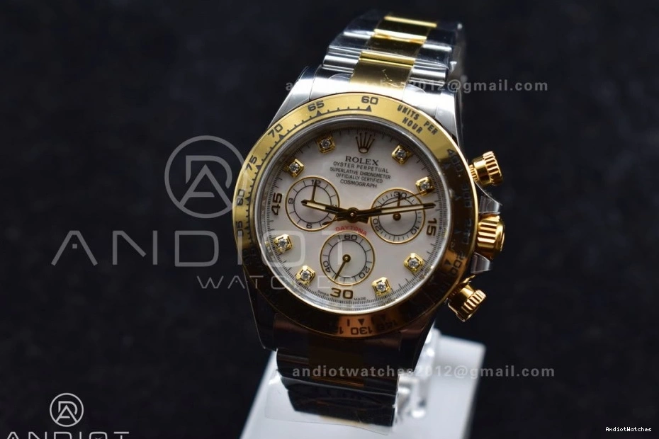 SS Best YG V Bracelet Daytona Mother Of SA4130 1:1 Dial White Diamond Durable 116503 Clean Pearl Edition on 740 0806